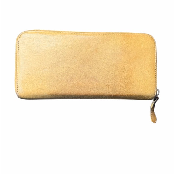 Vintage Peanuts Snoopy Doghouse Zip Around Wallet- Mustard Yellow- 2017 - Picture 2 of 4